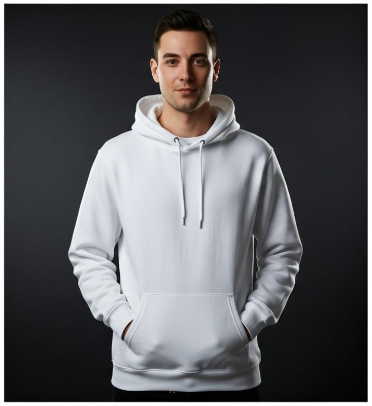 Never Alone Hoodie - White