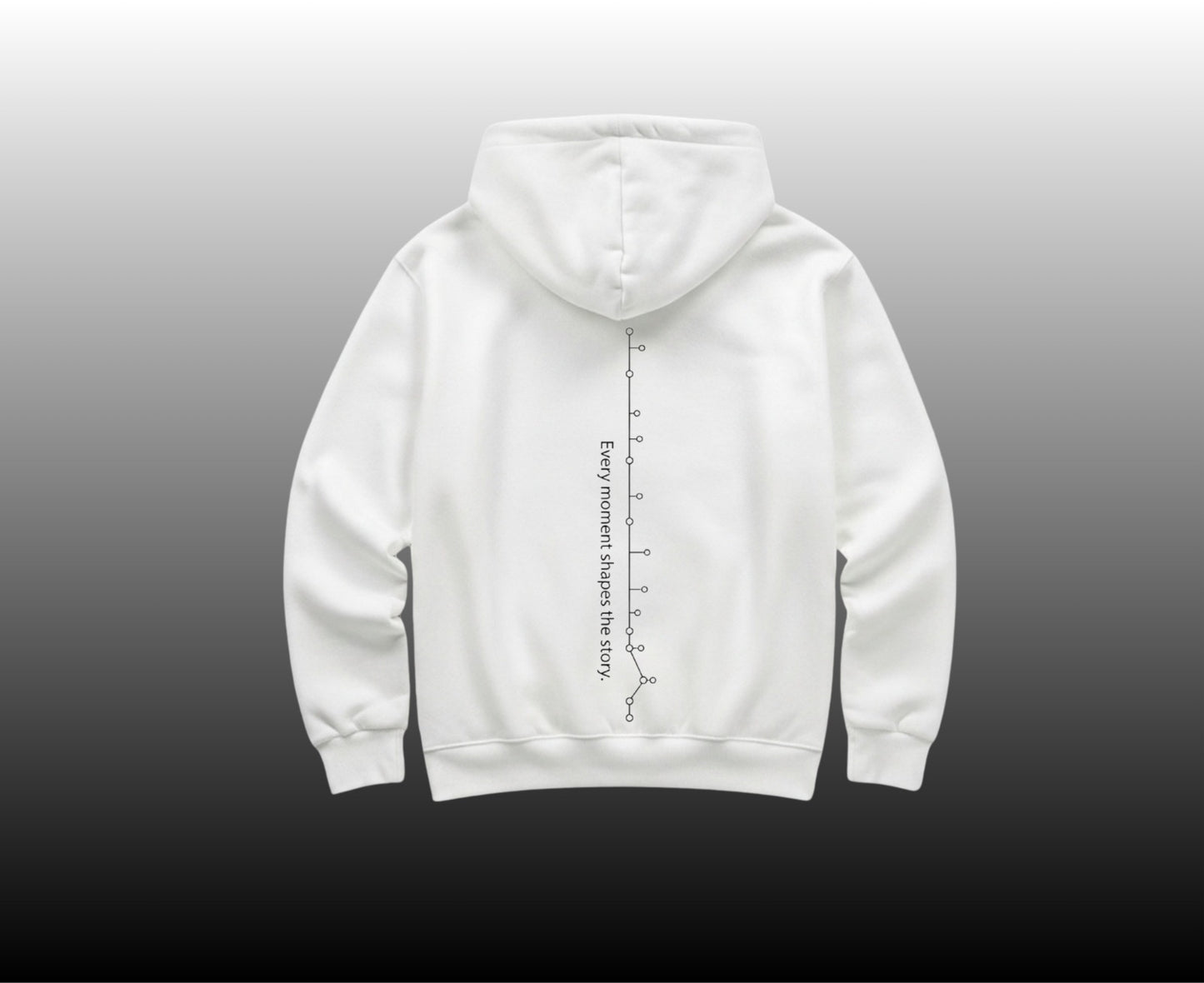 Shapes The Story Hoodie - White