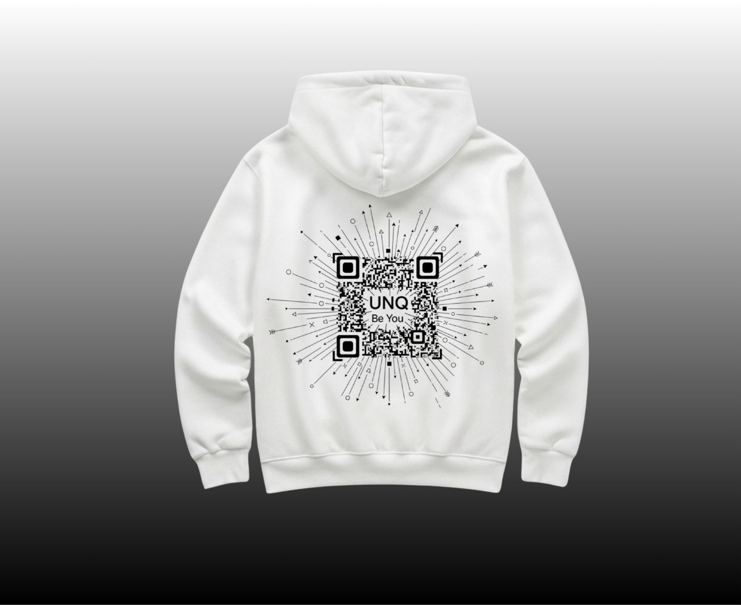 UNQ BE YOU Hoodie - White