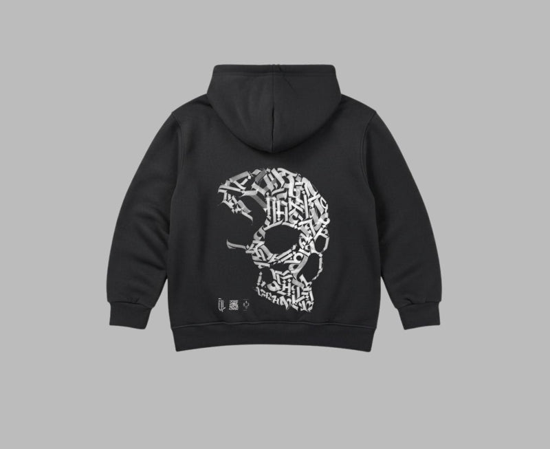 Skull Hoodie - Black