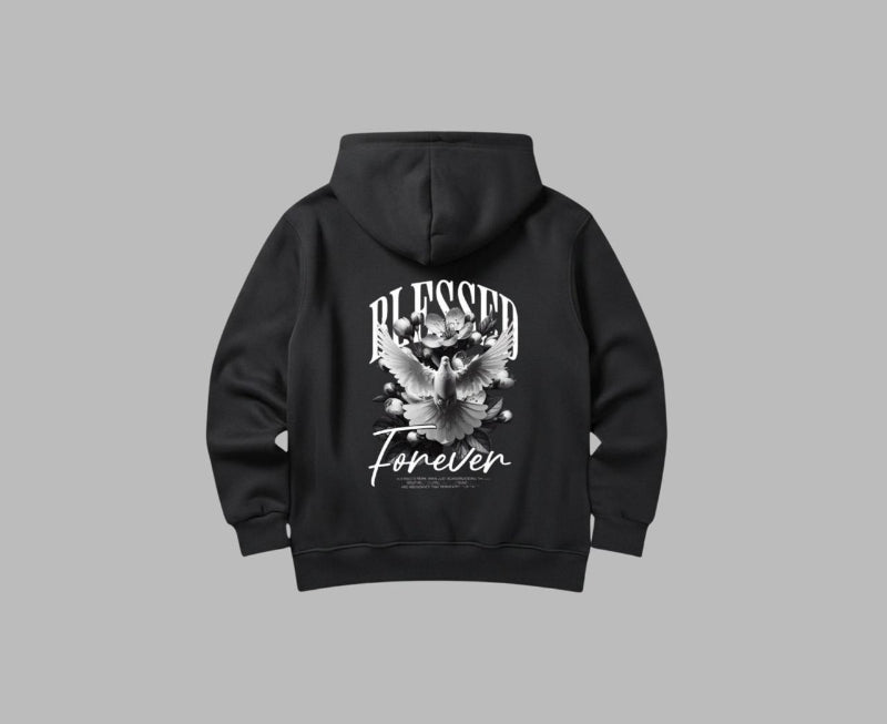 Blessed Forever Hoodie - Black