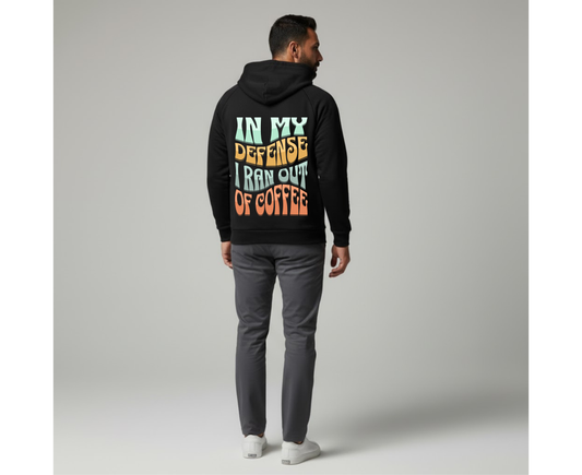 In My Defense Hoodie - Black