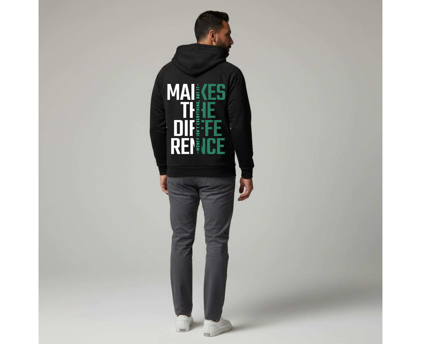 Makes The Difference Hoodie - Black