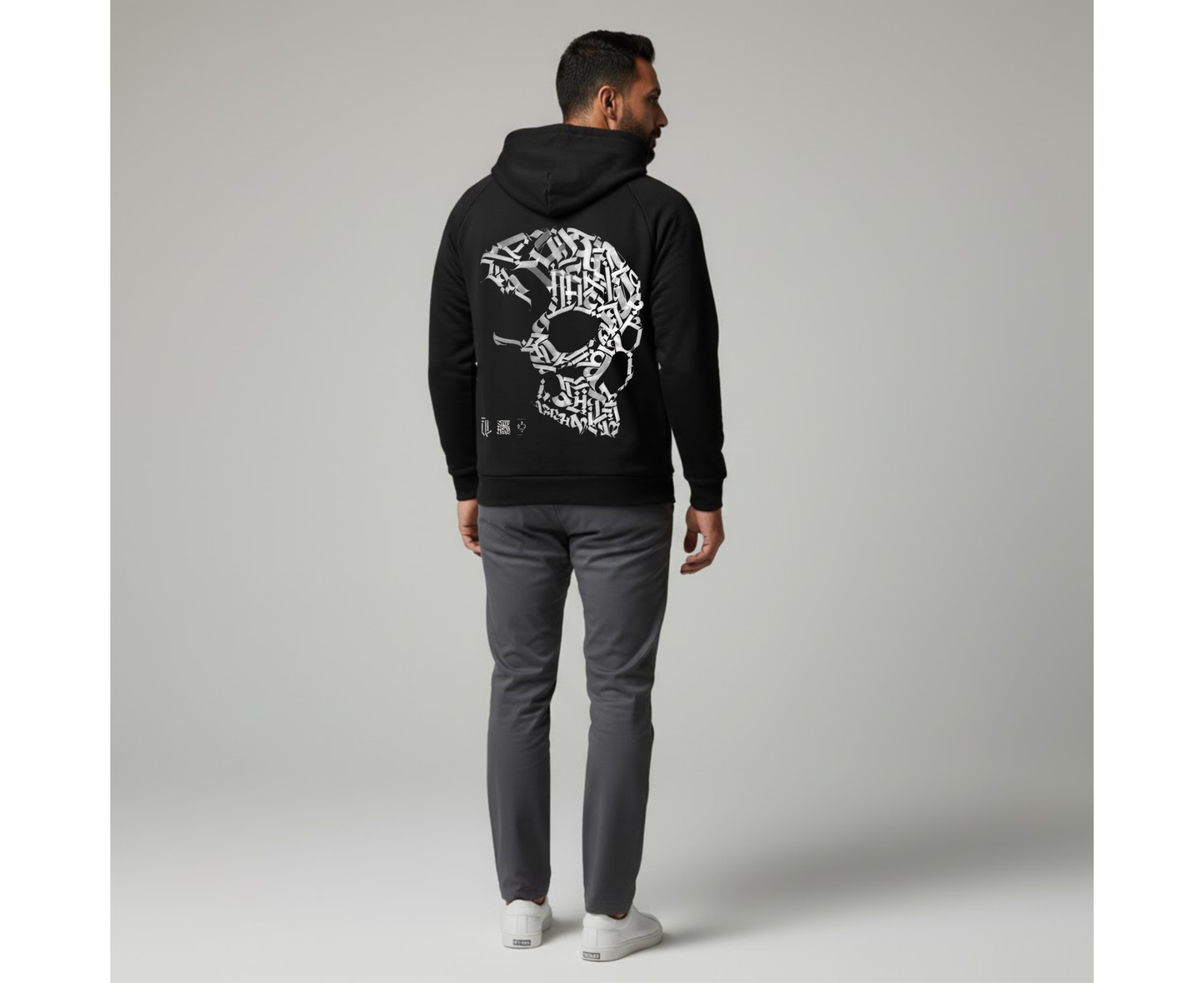 Skull Hoodie - Black