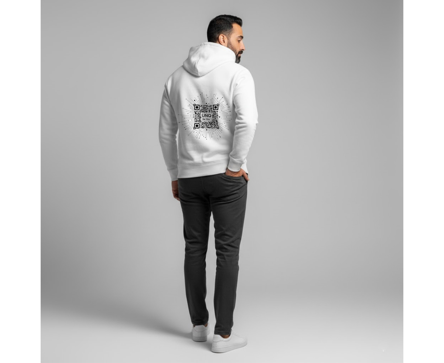 UNQ BE YOU Hoodie - White